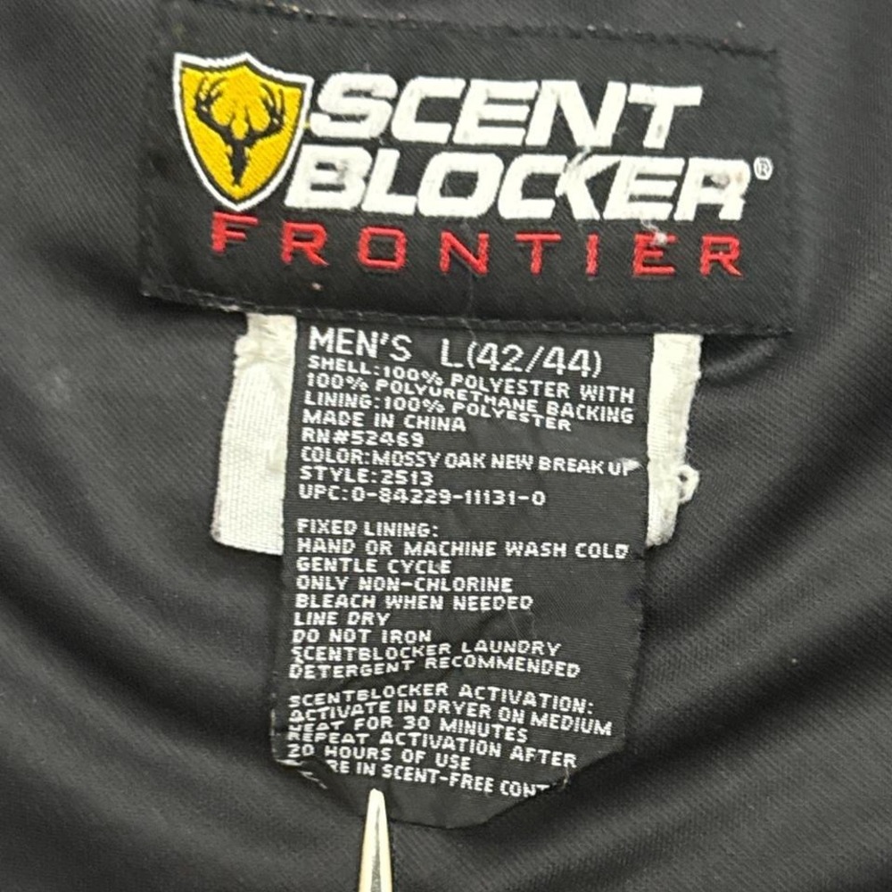 Scent Blocker Plus Frontier Hooded Camo Jacket Large - Picture 5 of 8